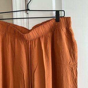 Rust Orange Wide-Leg Pants H&M